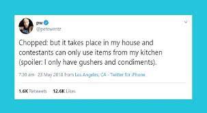 Tweets For People Who Love Watching The Food Network Even Though They Can T Cook Funny Parenting Tweets Funny Baby Memes Funny Tweets