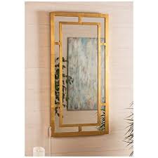 Black And Gold Rectangular Wall Mirror Benedict Gold 20 X 40 Rectangle Wall Mirror 9w141 Lamps Plus Antique Mirror Wall Framed Mirror Wall