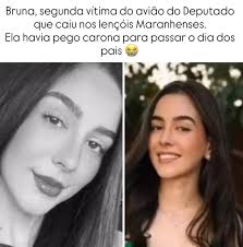 Bruna Emanoely Silva Pereira, de 23 anos, morreu em um acidente aéreo nos  Lençóis Maranhenses. Ela decidiu viajar de Santa Inês para São Luís para  passar o Dia dos Pais com o