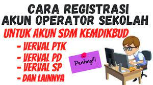 Maybe you would like to learn more about one of these? Cara Registrasi Akun Operator Sekolah Di Web Sdm Kemdikbud Untuk Akun Verval Youtube