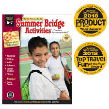 Summer bridge activities | sale $9.99 | fifth to sixth grade. Summer Bridge Activities Workbook Bridging Grades 6 To 7 In Just 15 Minutes A Day Reading Writing Math Science Social Studies Summer Learning Activity Book With Flash Cards 160 Pgs Walmart Com Walmart Com