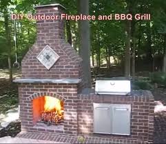 Diy Outdoor Fireplace And Bbq Grill The Homestead Survival Outdoor Fireplace Brick Build Outdoor Fireplace Diy Outdoor Fireplace