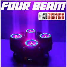 Four Beam 4 Head Moving Beam Dj Lighting Fixture Adkins Professional Lighting