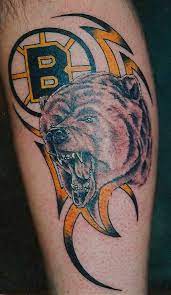 One international place and the td bank north garden home to the boston bruins and celtics captured on a twilight night in september 2013.the leonard p. Reppin The Boys In Balck Yellow 3 Tattoos That I Love Boston Bruins Hockey Boston Bruins Logo Sport Tattoos