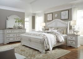 Magnolia Manor Antique White Sleigh Bedroom Set Liberty Furniture Sleigh Bedroom Set Bedroom Furniture Sets