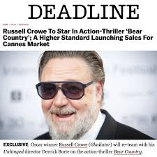 It's going to be a busy festival! Our newest project, Bear Country,  starring Russell Crowe and directed by Derrick Borte, will be launching  sales in Cannes! Manco Kapak, owner of a club,