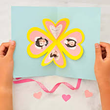 For a sturdier card, print the card pattern on cardstock and the optional insides pattern on paper. How To Make A Heart Pop Up Card Hello Wonderful