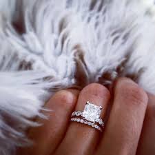 We Love The Idea Of Pairing A More Unique Band With A Classic And Big Solo Center Stone A Wedding Rings Simple Wedding Rings Engagement Wedding Rings Unique