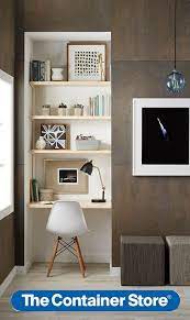 8 Tips Tricks And Hacks For Small Space Organization Maximizing Space Whether You Re Moving Int Small Room Design Space Saving Shelves Study Table Designs