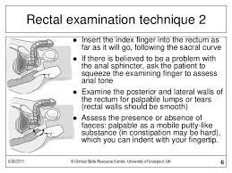 Dynamic rectal examination (dre) is also known as defecography or proctography. Rectal Examination