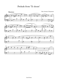 Te deum definition, an ancient latin hymn of praise to god, in the form of a psalm, sung regularly at matins in the roman catholic church and, usually, in an english translation, at morning prayer in the. Prelude From Te Deum Sheet Music Digital Sheet Music Piano Sheet Music