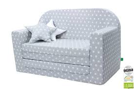 Lulando Classic Kindersofa Kindercouch Kindersessel Sofa Bettfunktion Kindermobel Zum Schlafen Und Spielen Sternchen Grau Kinder Sofa Kindercouch Kinder Sessel
