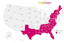 Your trip begins in the state of north carolina. States I Ve Been Pennsylvania Tennessee Nevada North Carolina South Carolina Georgia Mississippi West Virginia Virginia Kentucky 000 Arizona Missouri Wyoming