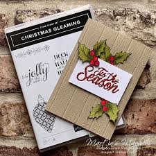 Stampin Up Christmas Gleaming Stamp Set Stampin Up Christmas Cards Christmas Cards Christmas Cards To Make