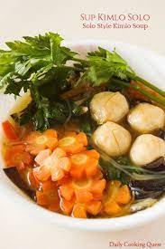 Sup Kimlo Solo Solo Style Kimlo Soup Recipe Cuisine Recipes Food Dishes Cuisine
