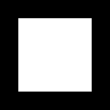 Cuadratura , símbolo alquímico de la sal. White Large Square Emoji