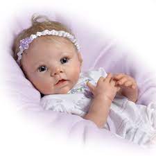 Is he hiding behind the moon? Linda Murray Chloe S Look Of Love Lifelike Baby Doll
