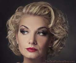 Short Curly Hair Of 60 S 1960 S Short Hairstyles Curly Hair Styles Short Hair Styles Curly Hair Styles Naturally