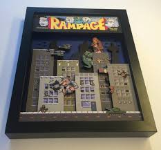 Currently owns all rights to the property via their purchase of midway games. Rampage Arcade Game 3d Shadow Box Etsy