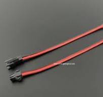 2-pin JST SM Female Male Connector, 20AWG Wire - A Pair