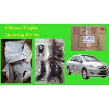 Available for other model as well. Schmaco Toyota Vios Ncp93 2008 2012y Auto Engine Mounting Kit Set 4pcs