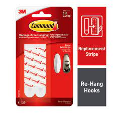 Command 5 Lb Large Refill Strips 6 Strips 17023p The Home Depot