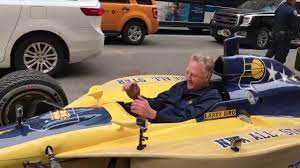 Larry bird is a legend in his home state of indiana. Larry Bird Whip Out Indy Car To Deliver Pacer All Star Game Bid Youtube