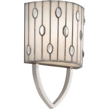 Kichler Lighting Cloudburst 1 Light Wall Sconce In Polished Nickel 690 Lighting Innovation