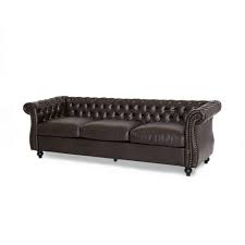 Visit chesterfield leather sofas and view our full collection of chesterfield leather sofas chairs and chesterfield footstools. Somerville Chesterfield Sofa Christopher Knight Home Target