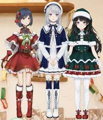 月ノ美兎 樋口楓 静凛 クリスマス 衣装 立ち絵 絵