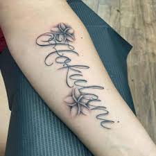 77 interesting name tattoos and brilliant name tattoo ideas. Cursive Name Tattoos On Forearm