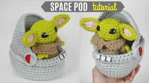 Don't forget to subscribe to our newsletter to receive awesome free crochet patterns, just like this, delivered straight to your inbox every day! Crochet Baby Yoda Space Pod Amigurumi Tutorial And Free Pattern Youtube