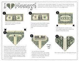 Follow These Six Simple Steps To Turn A Dollar Into An Origami Heart Easy Money Origami Dollar Origami Dollar Bill Origami