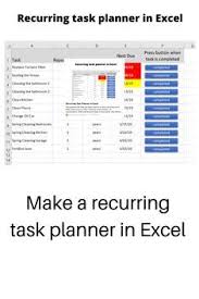 Task Planner Excel In 2020 Microsoft Excel Tutorial Excel Hacks Learning Microsoft