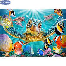 Turtle, turtle metal art, wall turtle, sea turtle within latest sea turtle metal wall art view photo 11 of 20. Diy Diamond Embroidery 5d Diamond Painting Diamond Mosaic 3d Pattern Sea Turtle Goldfish Canvas Painting Wall Art Picture Gifts 5d Diamond Painting Diamond Mosaicdiamond Painting Aliexpress