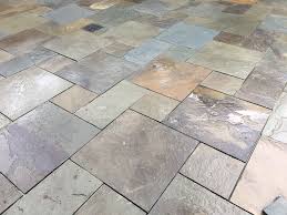 Mortar Set Variegated Bluestone Patio Included Grading And Building A Foundation For A Cement Slab Michael Muro C Bluestone Patio Planting Plan Garden Design
