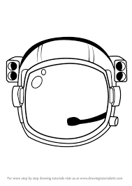 Learn How To Draw An Astronaut S Helmet Tools Step By Step Drawing Tutorials Astronaut Helmet Helmet Drawing Astronaut Drawing