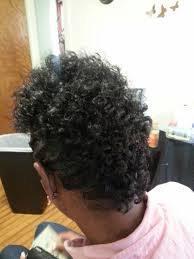 Curly Mohawk With Fingerwaves Curly Mohawk Hair Styles Cute Hairstyles