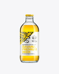 Download Glass Bottle With Gold Beer 250ml Download Free 56565 Packaging Mockups For Designers PSD Mockup Templates