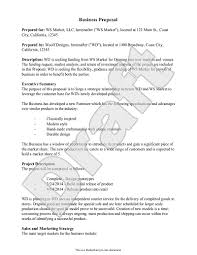 Business plan format and its components. Sample Business Proposal Example Proposal Form