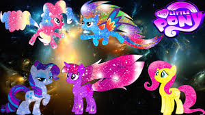 'биг' джим миллер, denny lu, джейсон тиссен. My Little Pony Mane 6 Transforms Into Galaxy Rainbow Ponies Princesses Mlp Coloring Book For Kids Youtube