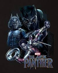 Black And Blue Movie Trailer Contact Support Pantera Negra Marvel Ilustracion Grafica