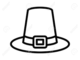 Get kids into the thanksgiving spirit with a festive turkey hat that's. Pilgrim Hat On Thanksgiving Or Capotain Line Art Icon For Apps And Websites Royalty Free Cliparts Vectors And Stock Illustration Image 66078480