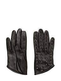 Mario Portolano Studded Nappa Leather Gloves Luisaviaroma Florence Leather Gloves Leather Women Wear