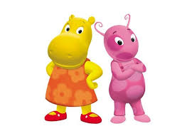 Uniqua And Tasha From The Backyardigans Descoberta Infantil Molduras Para Convites Faca Voce Mesmo Em Casa