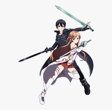 Kirito and asuna from sao, sword art online, yuuki asuna. Download Sword Art Png Picture For Designing Purpose Kirito And Asuna Fighting Transparent Png Kindpng
