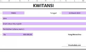 Demikianlah contoh kwitansi excel sederhana dengan rumus terbilang otomatis yang dapat admin excelku.com sharing. Cara Membuat Kwitansi Di Excel