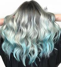 Swoon Much We Re Absolutely Captivated By This Beautiful Icy Blue Blonde Balayaged Hair Created By One Of Icy Blue Hair Light Blue Hair Dyed Hair Blue