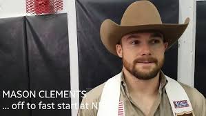 Henderson native Mason Clements finished second in NFR bareback go-round.
