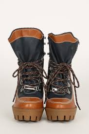 New in box sorel kinetic caribou bootie lace up suede camel boot us 5 eur 36. Kunst 1 Liliana Chunky Heel Lace Up Lug Sole Booties Shoefad